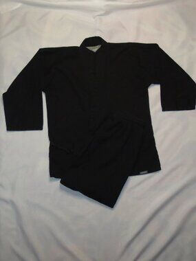 2 PC CENTURY kids TAE KWON DO karate GI black JIU JITSU uniform SIZE 2